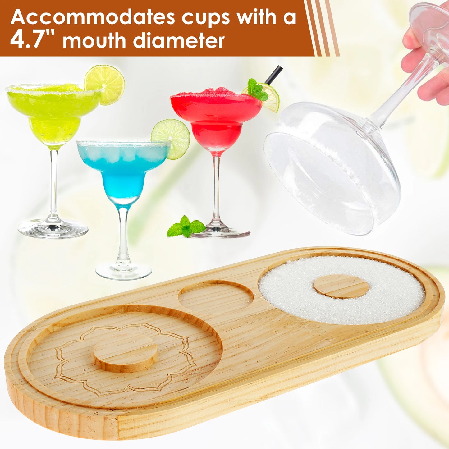 Cocktail Glass Rimmer (Bamboo)