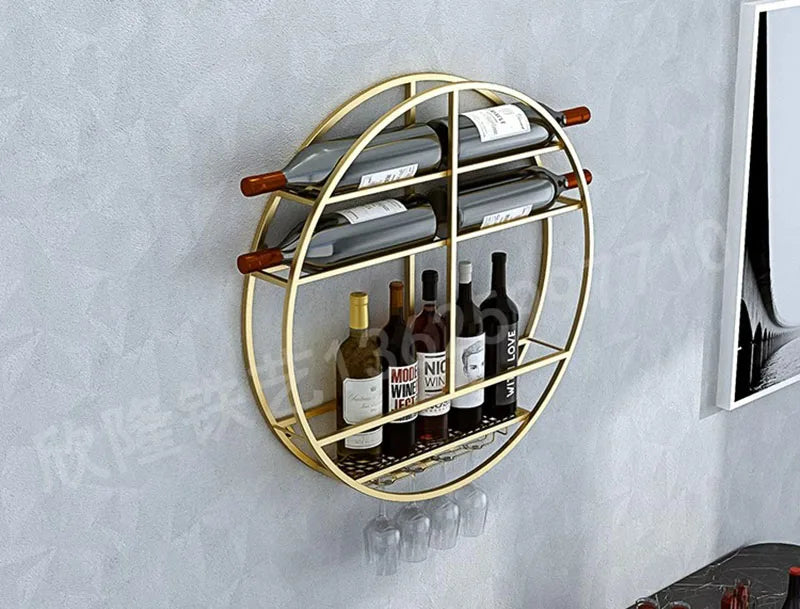 Vintage Wall Bottle Storage