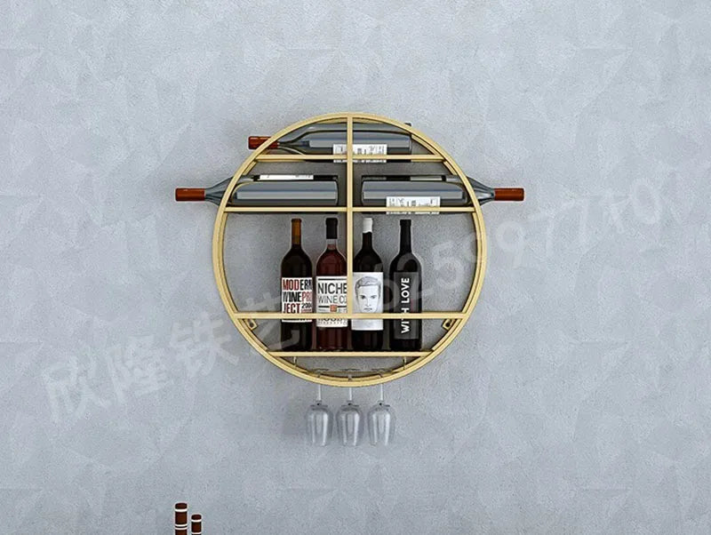 Vintage Wall Bottle Storage