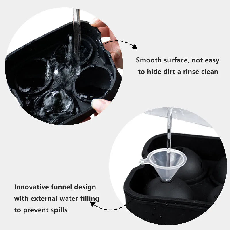 Diamond & Skull & Rose & Sphere Ice Mold