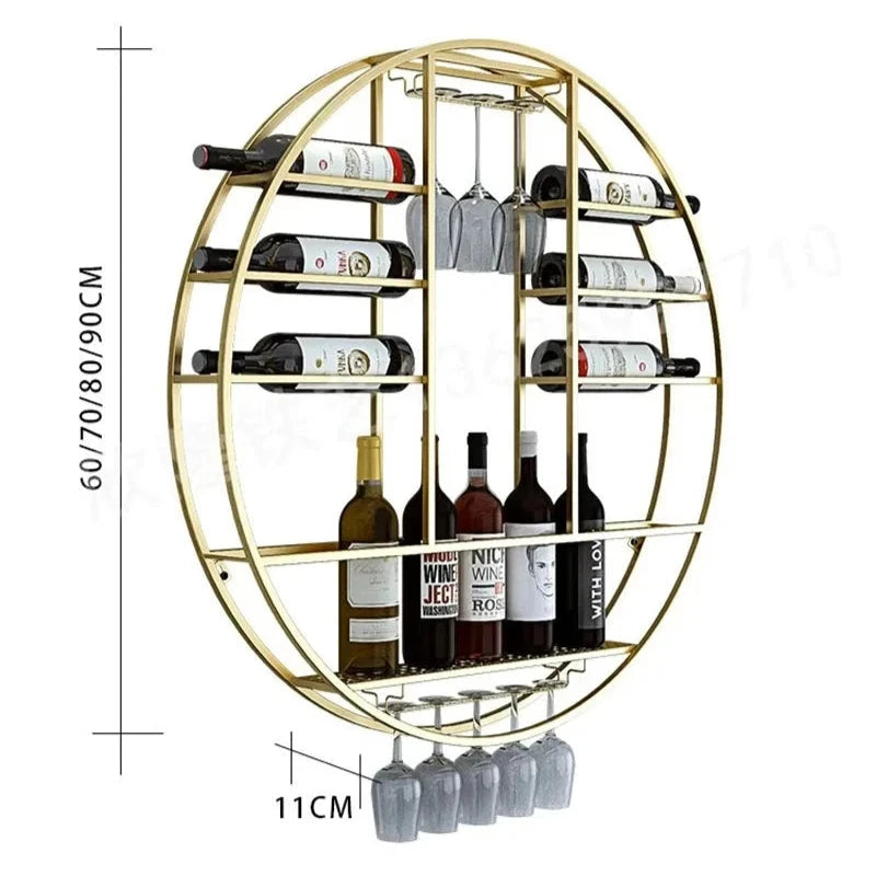 Vintage Wall Bottle Storage