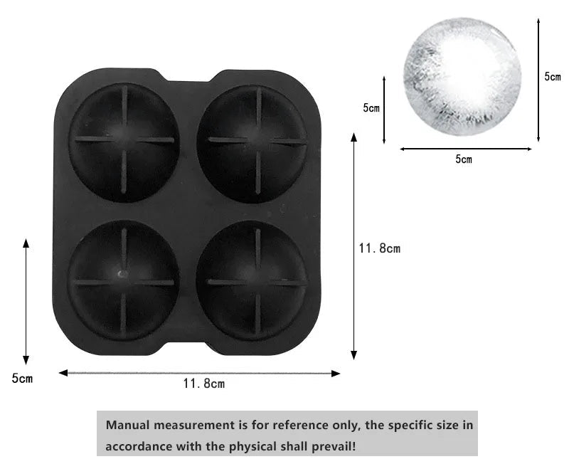 Diamond & Skull & Rose & Sphere Ice Mold
