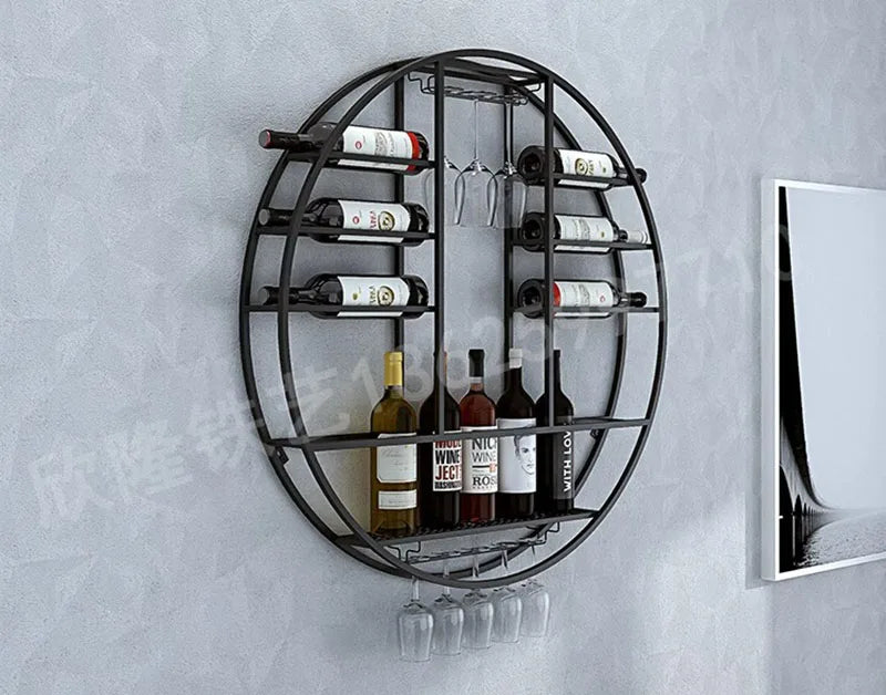 Vintage Wall Bottle Storage